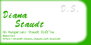 diana staudt business card
